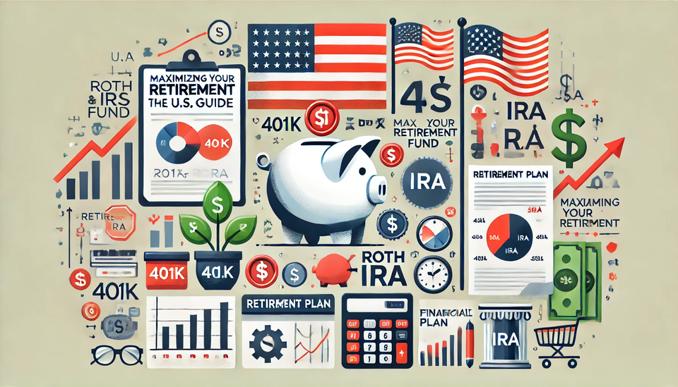 Maximizing Your Retirement Fund: A U.S. Guide Your 401(k), IRA, and Roth IRA Strategies for a Secure Future